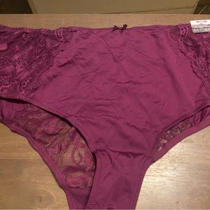 NWT Cacique Purple Mid-Waist Cheeky 26/28